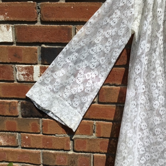 Cover-Up/Summer Robe white lace, medium - Picture 6 of 9